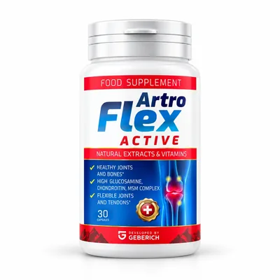 ArtroFlex Active – słoik kapsułek z glukozaminą i MSM