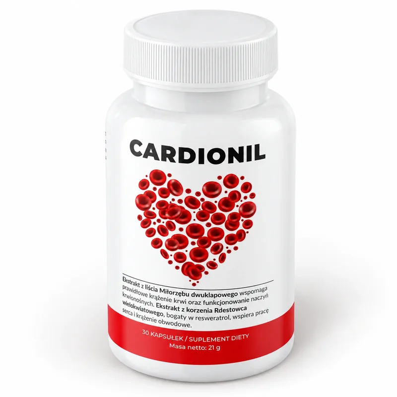Cardionil – opakowanie kapsułek na krążenie pod innym kątem