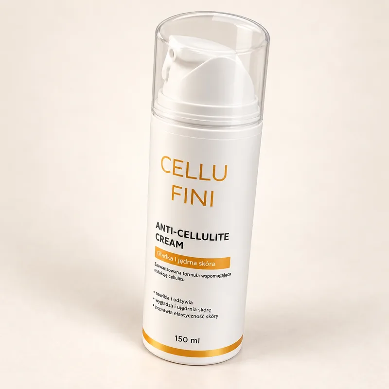 Cellufini – krem z pompką pod innym kątem