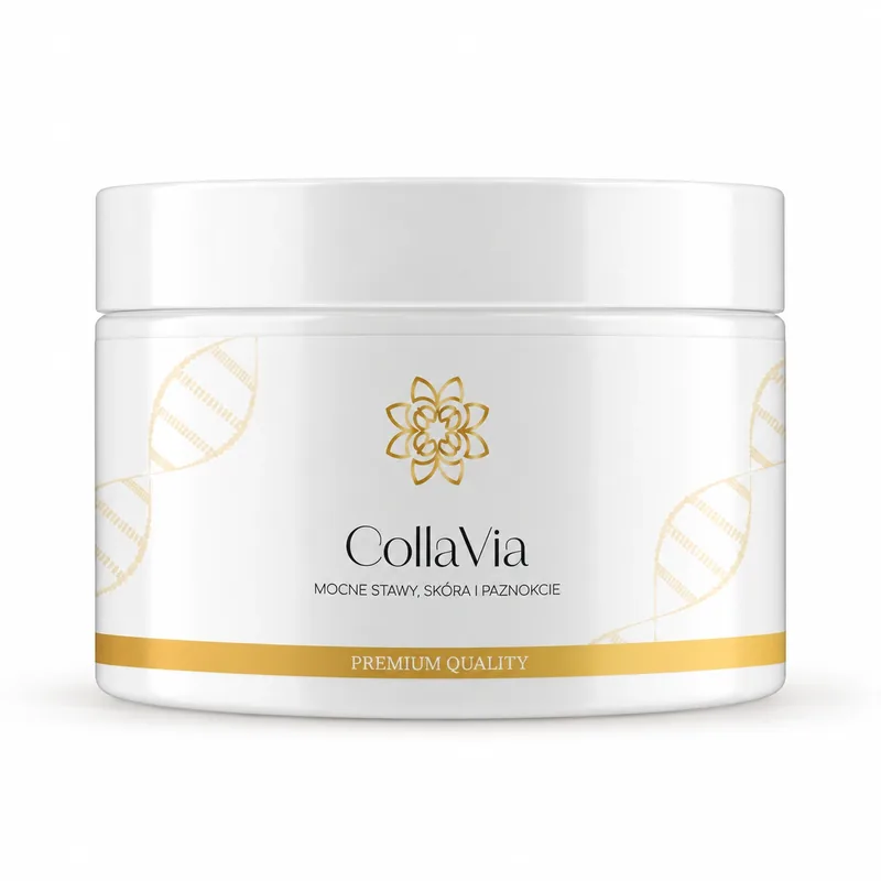 CollaVia – słoik preparatu w proszku