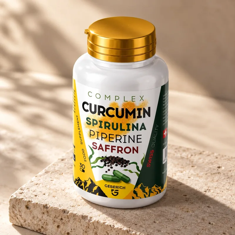 Curcuma Complex – opakowanie na kamiennym podeście