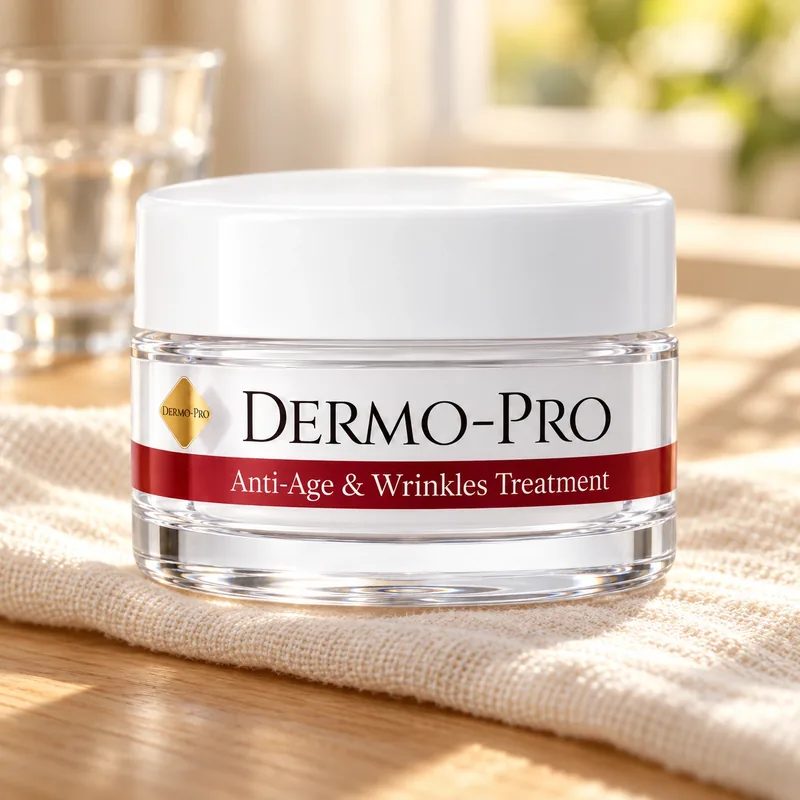 Dermo-Pro – słoik kremu na tkaninie