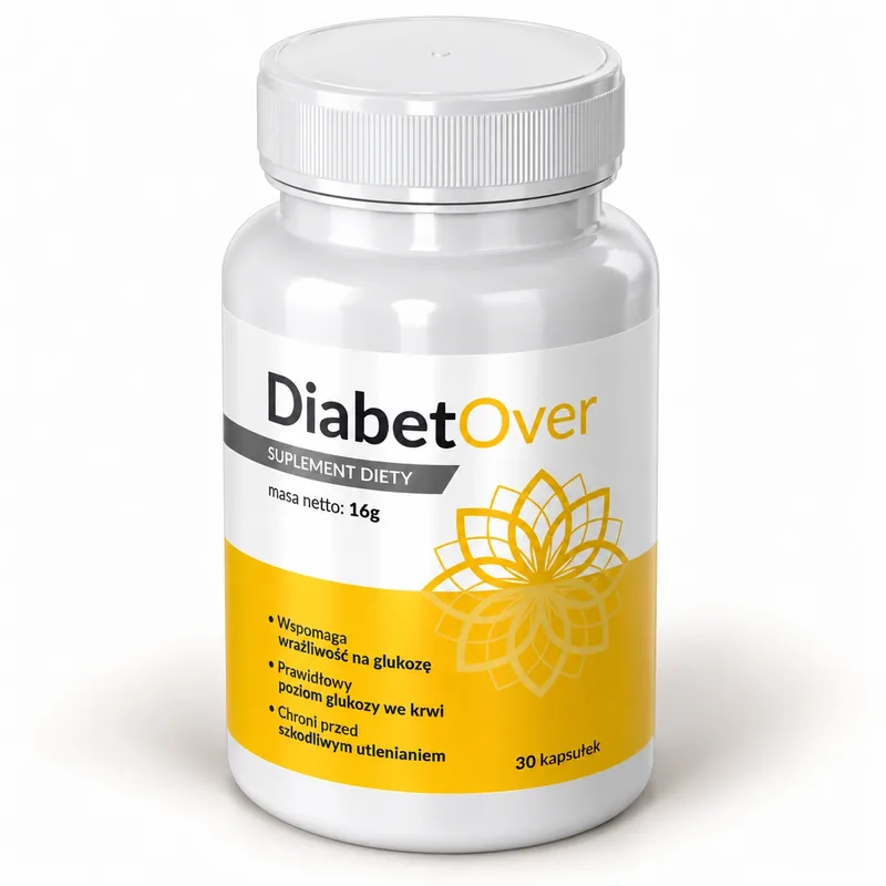 DiabetOver – opakowanie kapsułek pod innym kątem