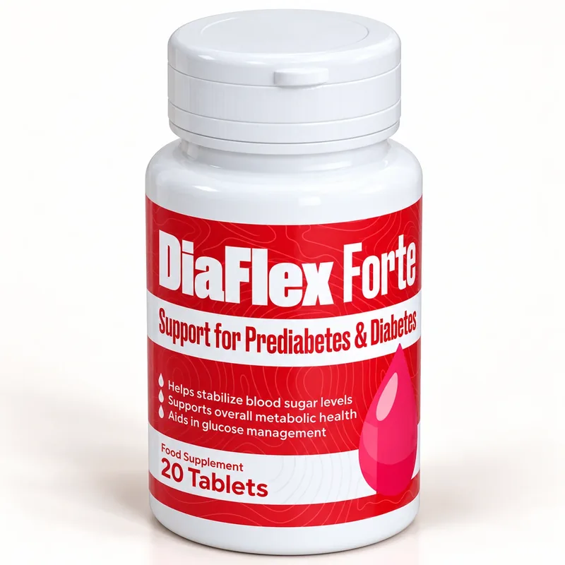 DiaFlex Forte – opakowanie tabletek pod innym kątem