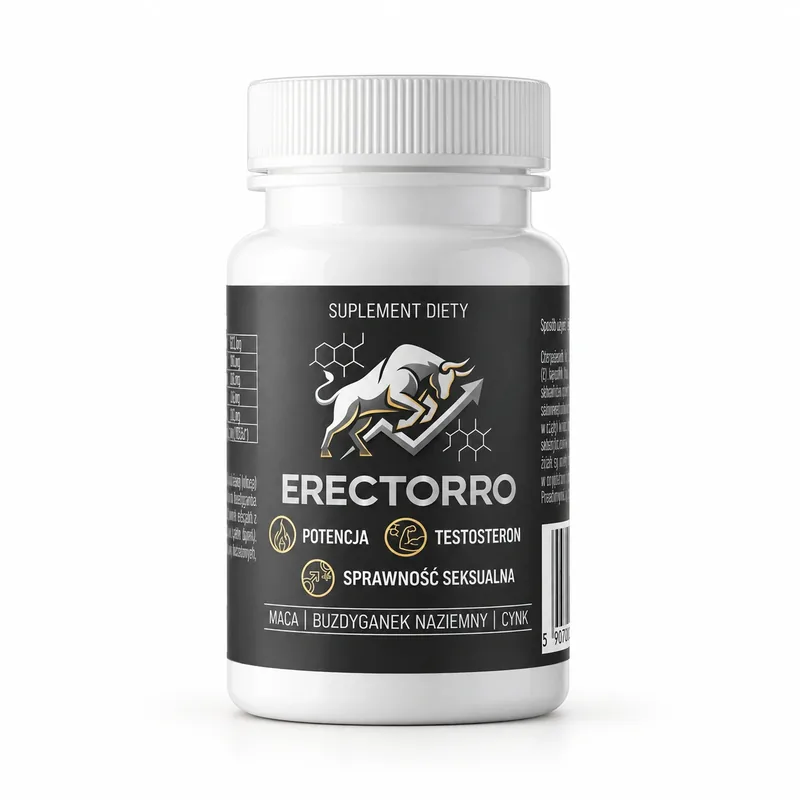 Erectorro – słoik kapsułek z macą i cynkiem