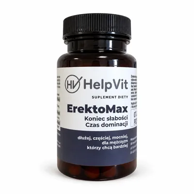 HelpVit ErektoMax – słoik kapsułek dla mężczyzn