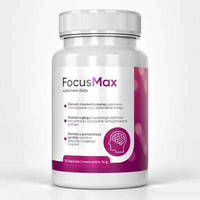 FocusMax – słoik kapsułek na koncentrację