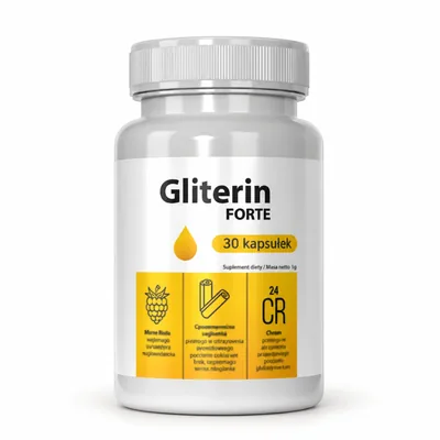 Gliterin Forte – słoik kapsułek z morwą białą i chromem