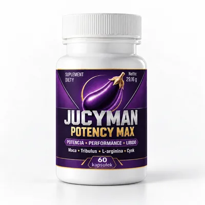 Jucyman Potency Max – słoik kapsułek na potencję