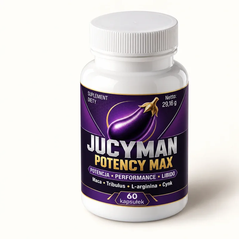 Jucyman Potency Max – opakowanie pod innym kątem