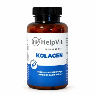 HelpVit Kolagen – słoik kapsułek z kolagenem