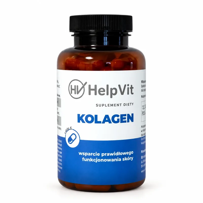 HelpVit Kolagen – słoik kapsułek z kolagenem
