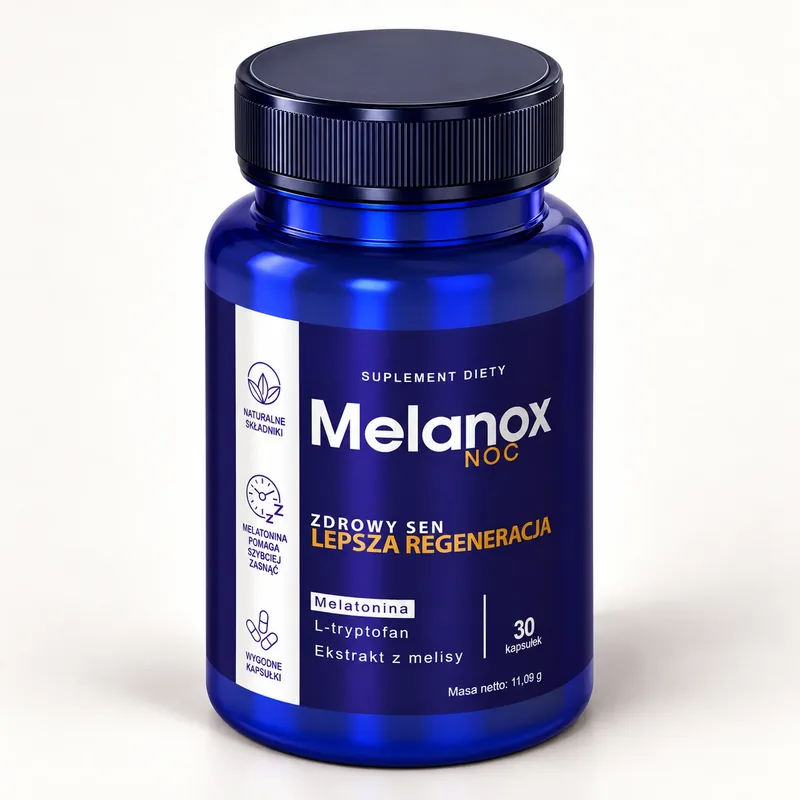 Melanox Noc – opakowanie pod innym kątem