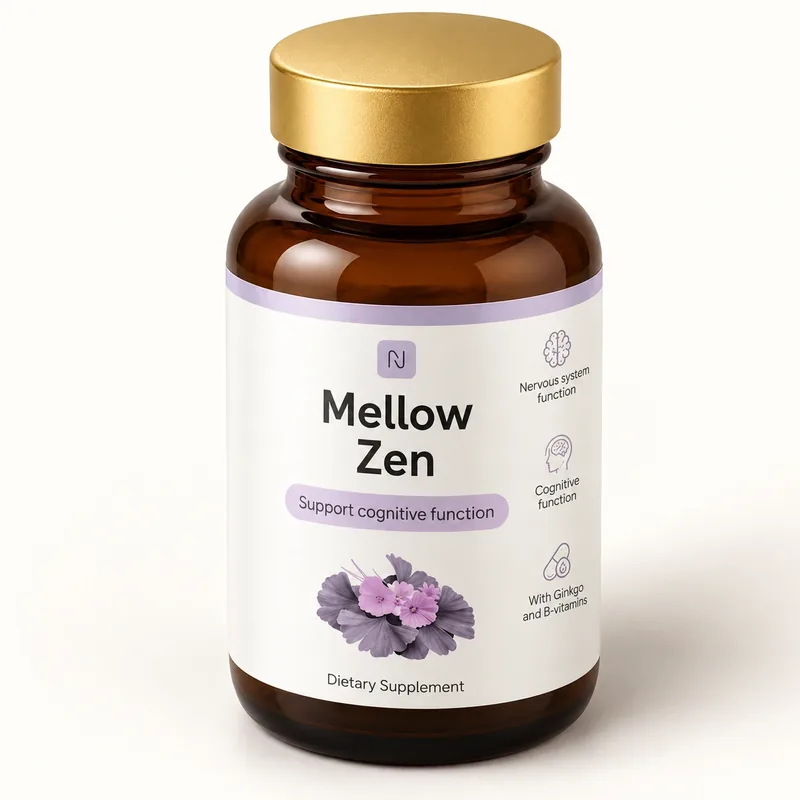 Mellow Zen – opakowanie kapsułek pod innym kątem