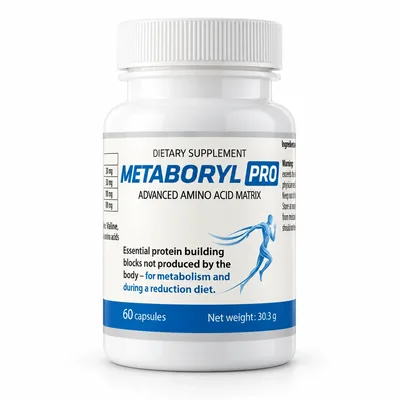 Metaboryl Pro – słoik kapsułek z aminokwasami