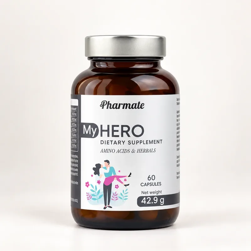 My Hero Pharmate – słoik kapsułek dla mężczyzn