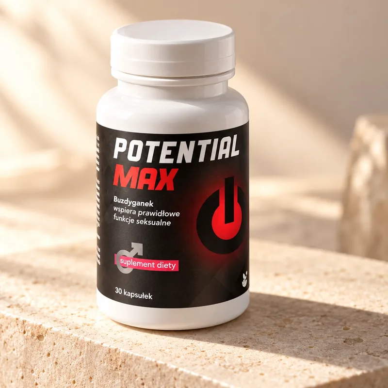 Potential Max – opakowanie na kamiennym podeście