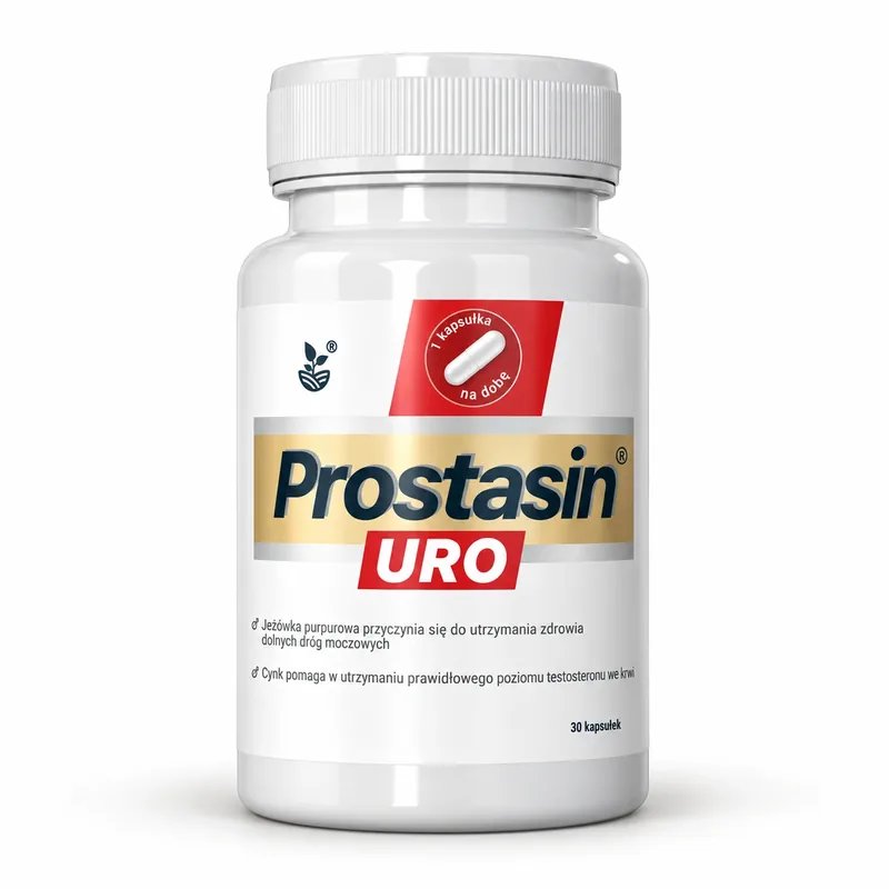 Prostasin Uro – słoik kapsułek z jeżówką i cynkiem