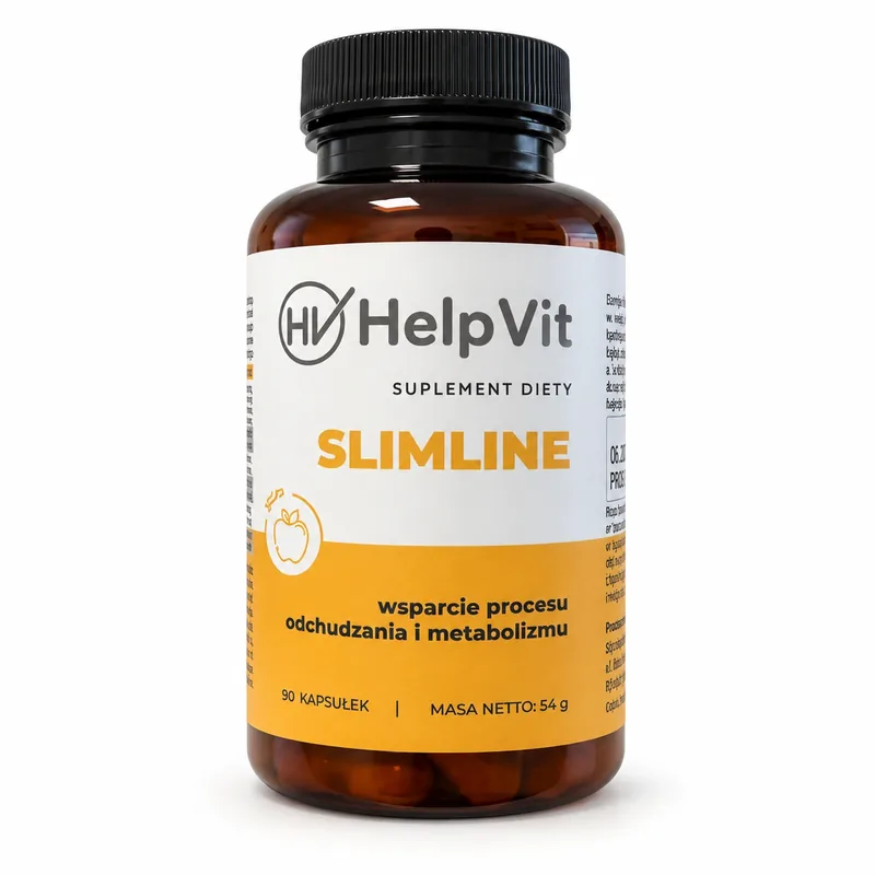 HelpVit Slimline – słoik kapsułek na odchudzanie