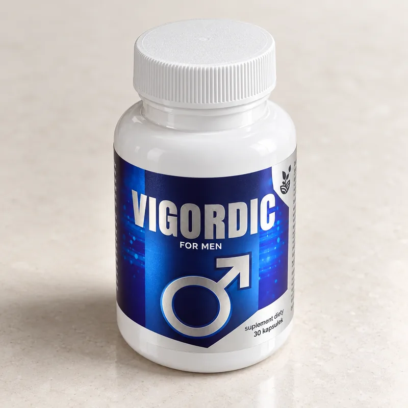 Vigordic – opakowanie na jasnym tle